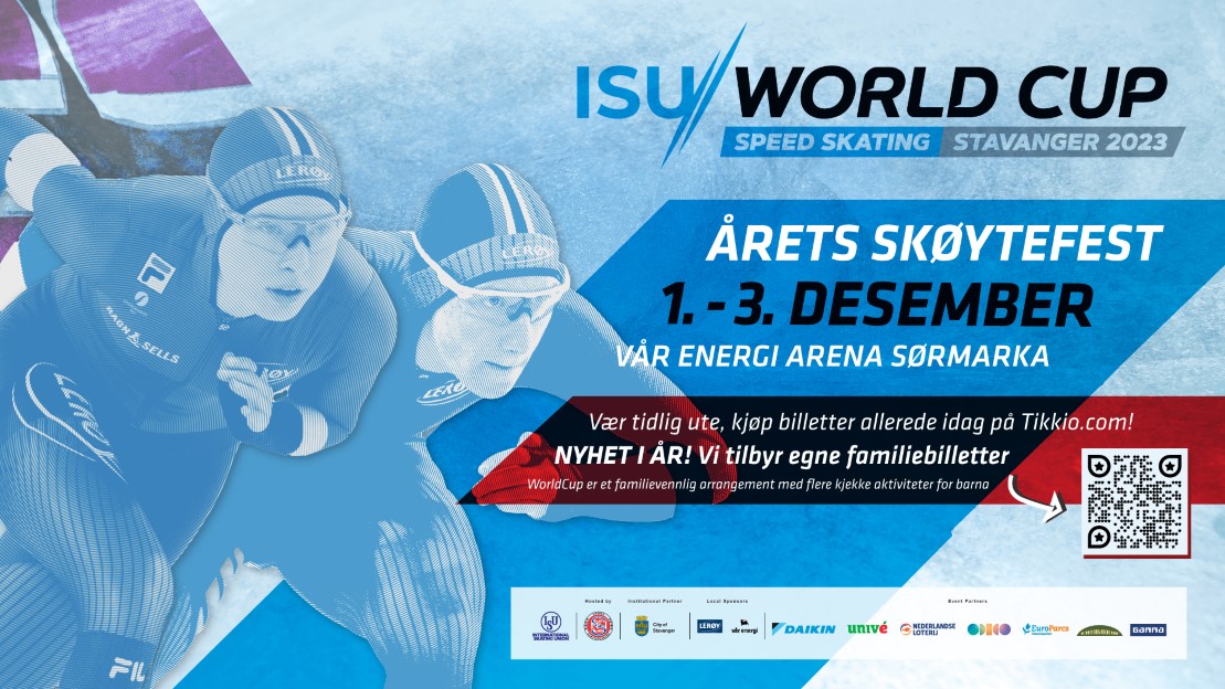 ISU World Cup Stavanger 1.-3. desember