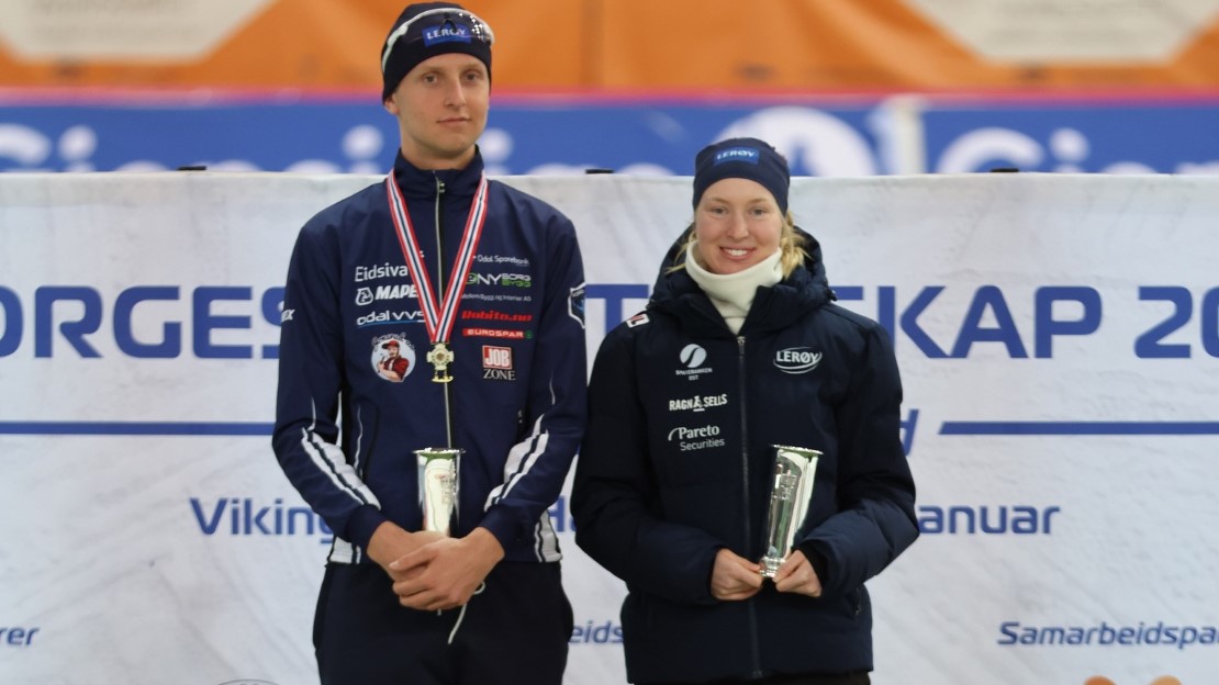 Kongepokal til Sander Eitrem og Ragne Wiklund