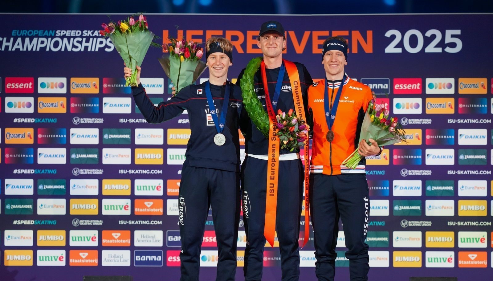Historisk triumf for norske skøyteløpere i Heerenveen