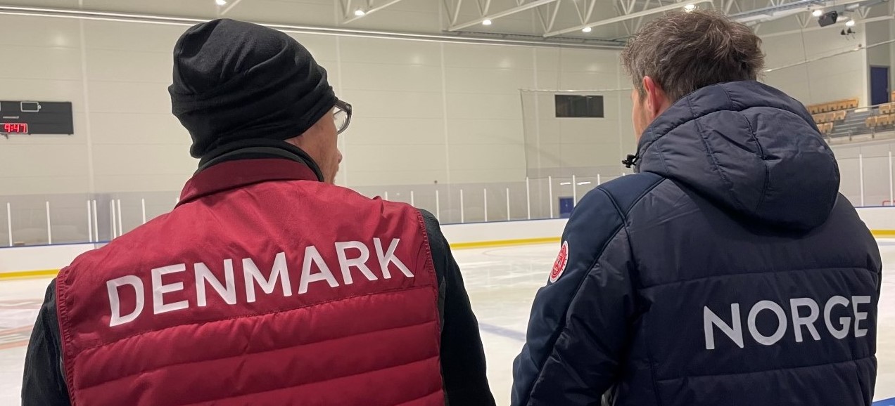 Trenerne Michael Felding og Maciec Kus deltok sammen med sine løpere på campen
Foto: Bergen KK